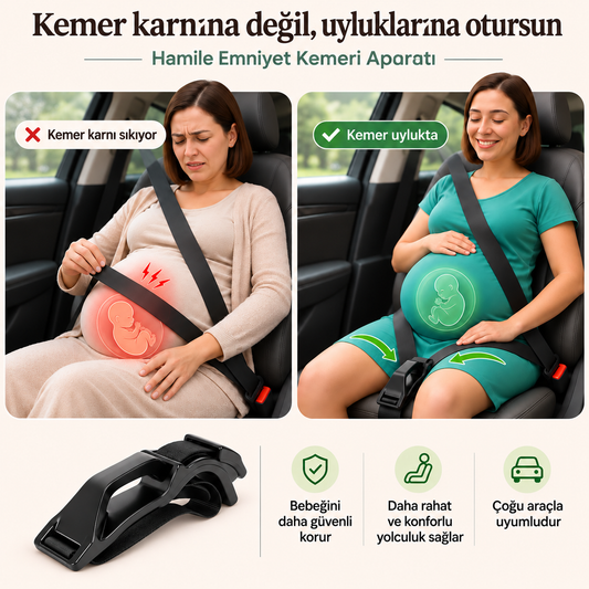 MiniYuva™ - Hamile Emniyet Kemeri Aparatı